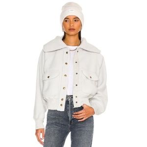 Free People Shasta Cardi Jacket Light Gray